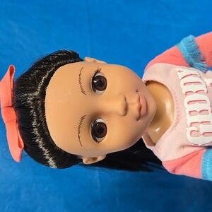 Glitter Girl Dark Brown Hair/ Brown Eyes